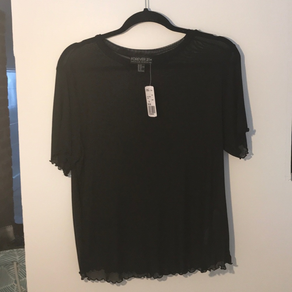 Mesh black shirt